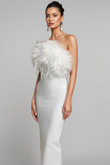 Vali Flowers Tassels Bandage Maxi Dress