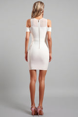 Jacqueline Sleeveless Hollow Out Bandage Mini Dress