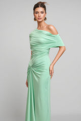 Vira Sleeveless Folds Maxi Dress