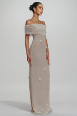 Quirina Orchid Knit Maxi Dress