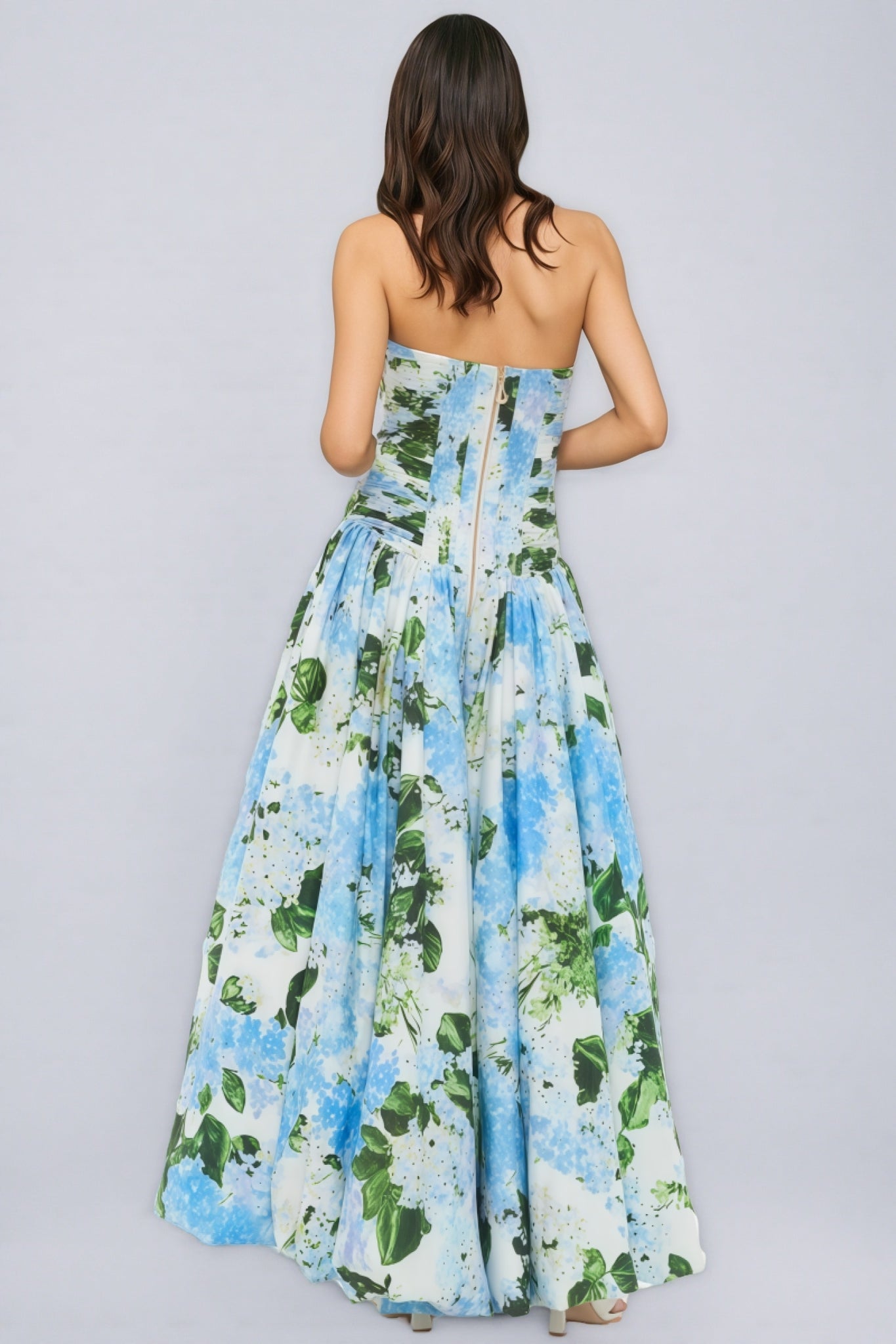 Maureen Printed Sleeveless Split Maxi Dress