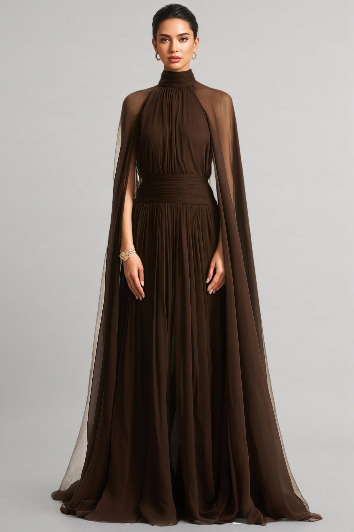 mesh high neck dress Lyssy