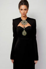 Mart Bandage and Diamond Maxi Dress