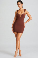 Saige Hollowed Out Hip Mini Dress