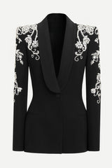 Finald Diamond Studded Maxi Dress Set