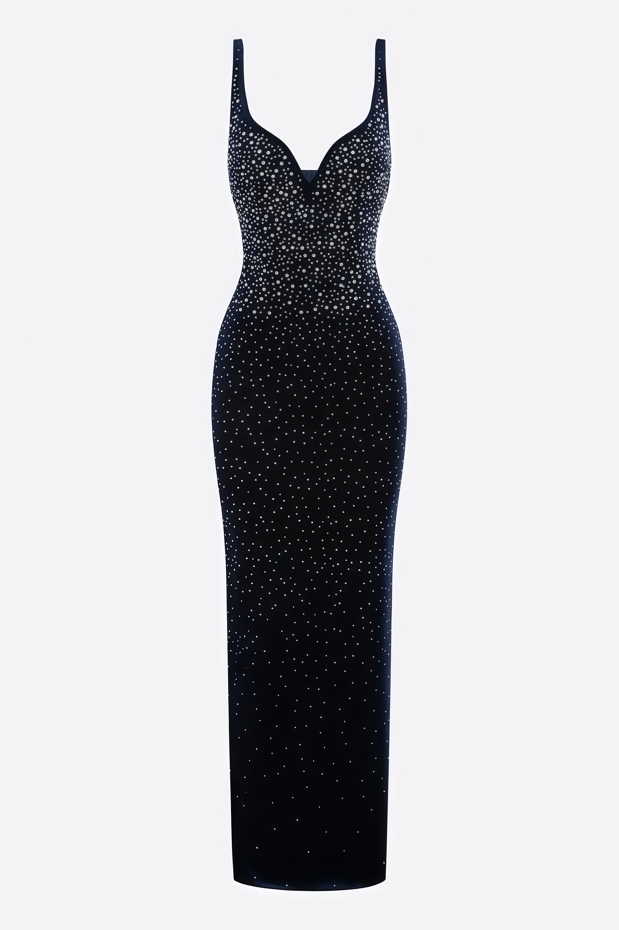 Fawke Rhinestone Sleeveless Maxi Dress