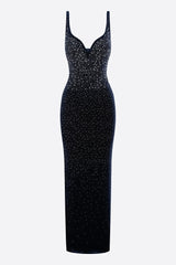 Fawke Rhinestone Sleeveless Maxi Dress