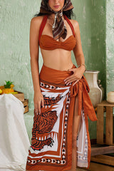 Mace Halterneck Bikini Three Piece Set