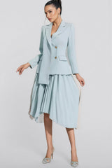 Edward Gray Ruched Blazer Set