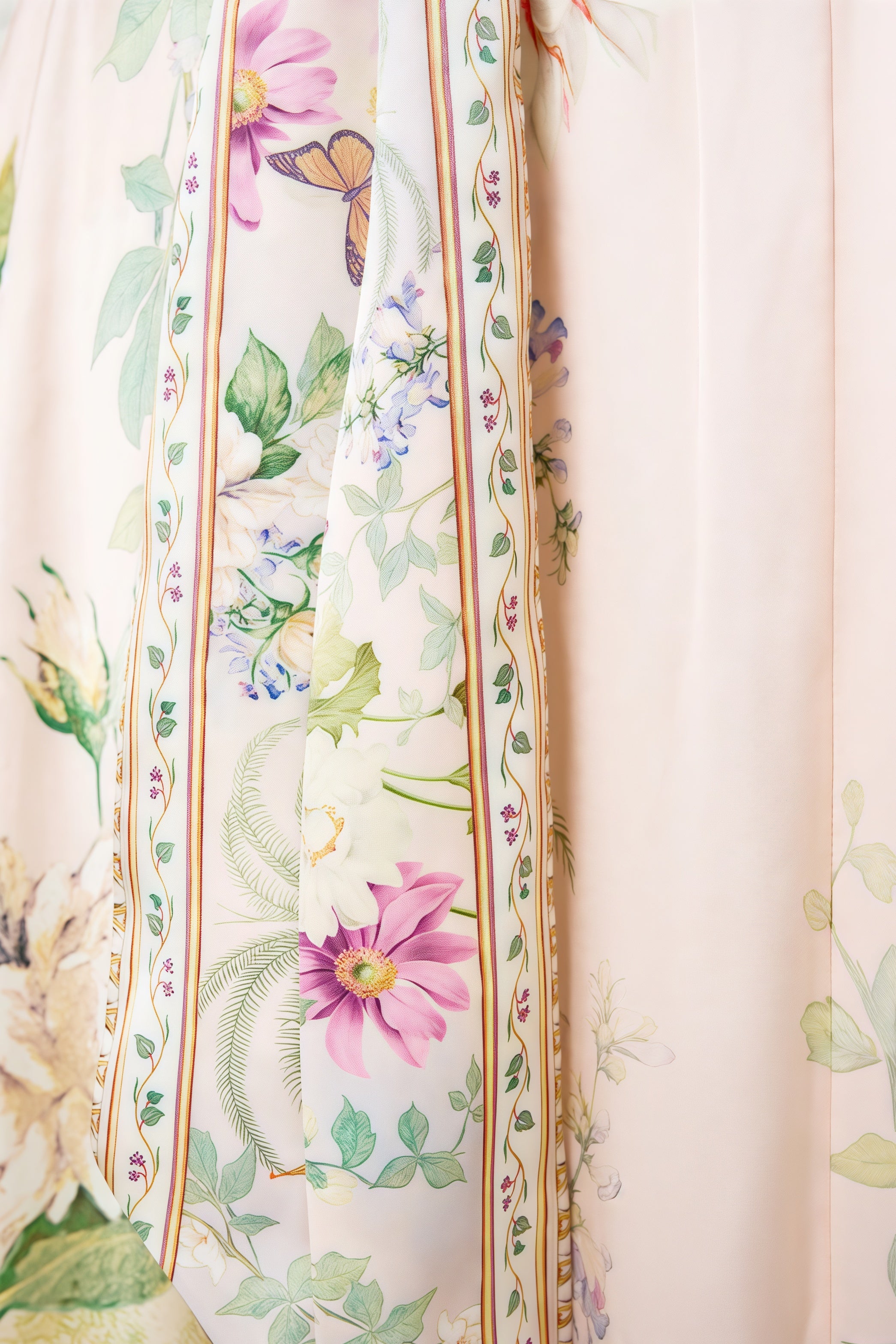 Ivard Sleeveless Printed Tie Maxi Dress