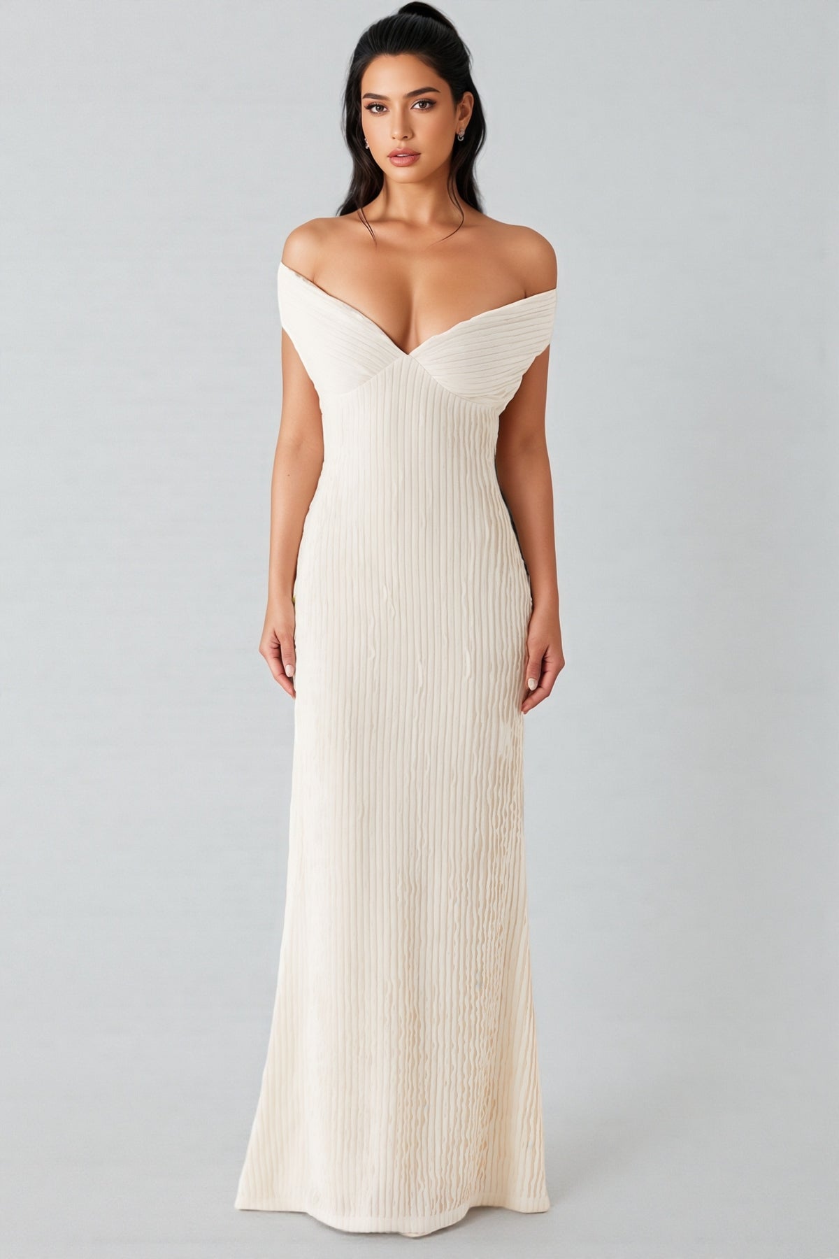 Ilthion White Strappy Backless Maxi Dress