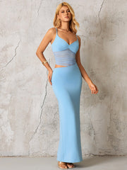 Cut Out See Through Split Bodycon Dress