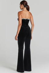Tamsin Black Skinny Sheath Jumpsuit