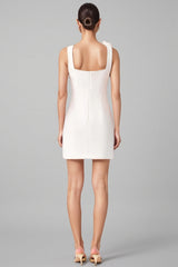 Valentina White Floral Mini Dress