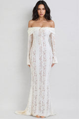 Sean Lace Trailing Maxi Dress