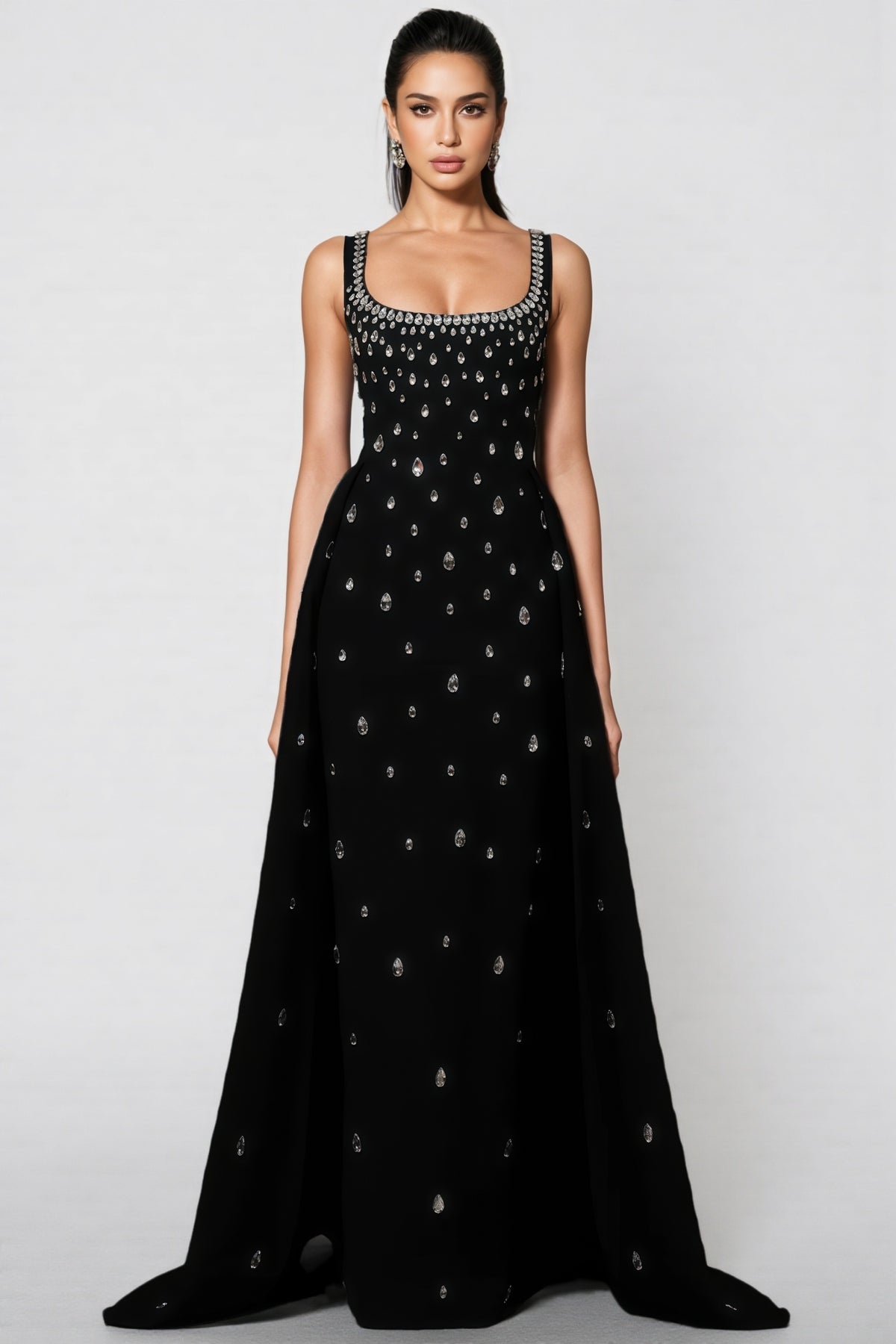 Conjunto Black Diamond Sleeveless Maxi Dress