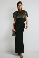 Roger Beaded Sequin Maxi Dress