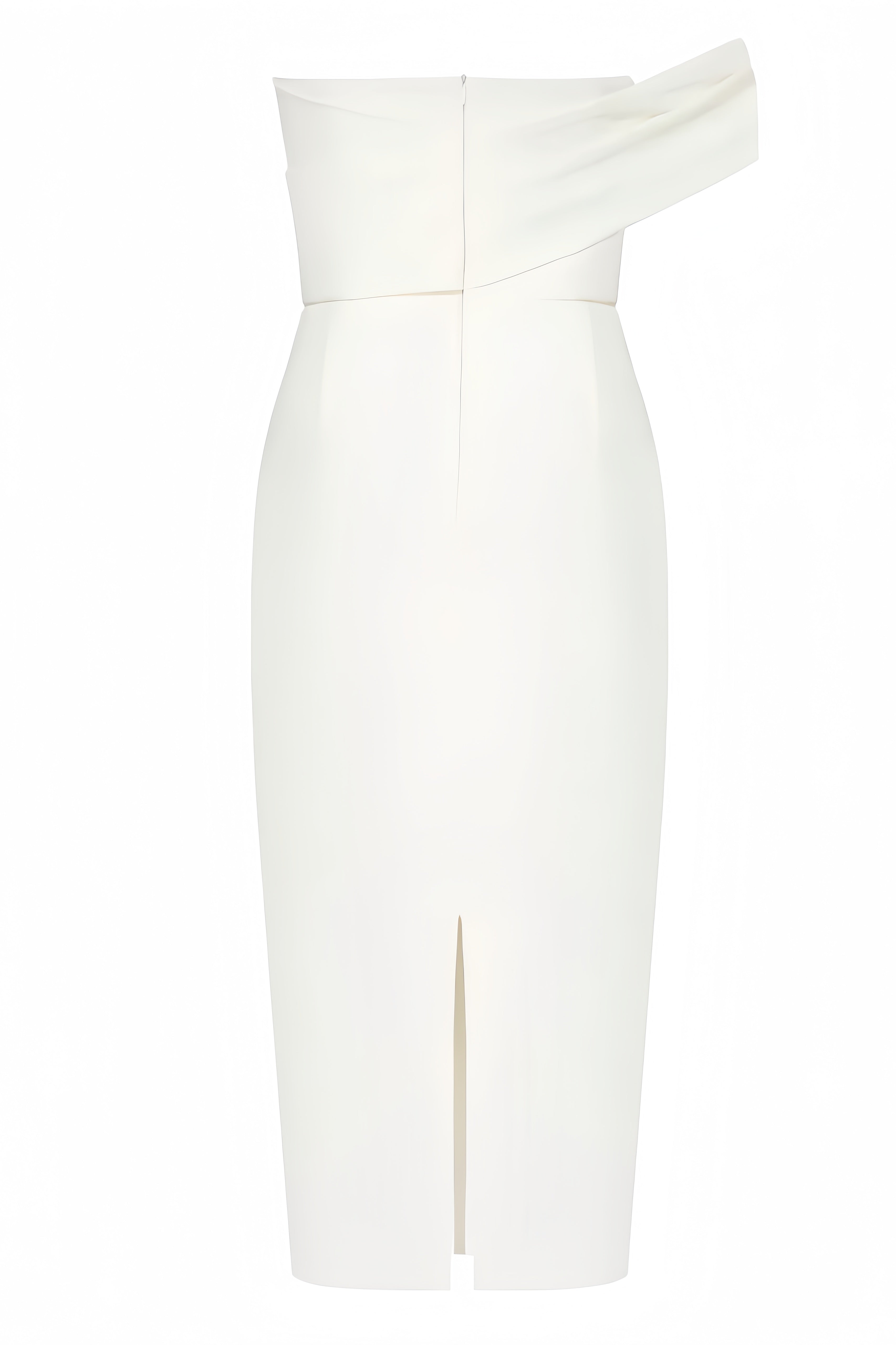 Alora Open Shoulder Bandage Midi Dress