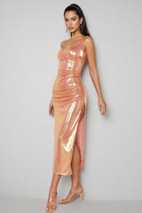Dashiell Sleeveless V-Neck Slit Maxi Dress