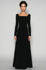 Amai Solid Colour A-line Maxi Dress