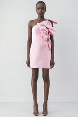 Rila Barbie Pink Big Bow Mini Dress