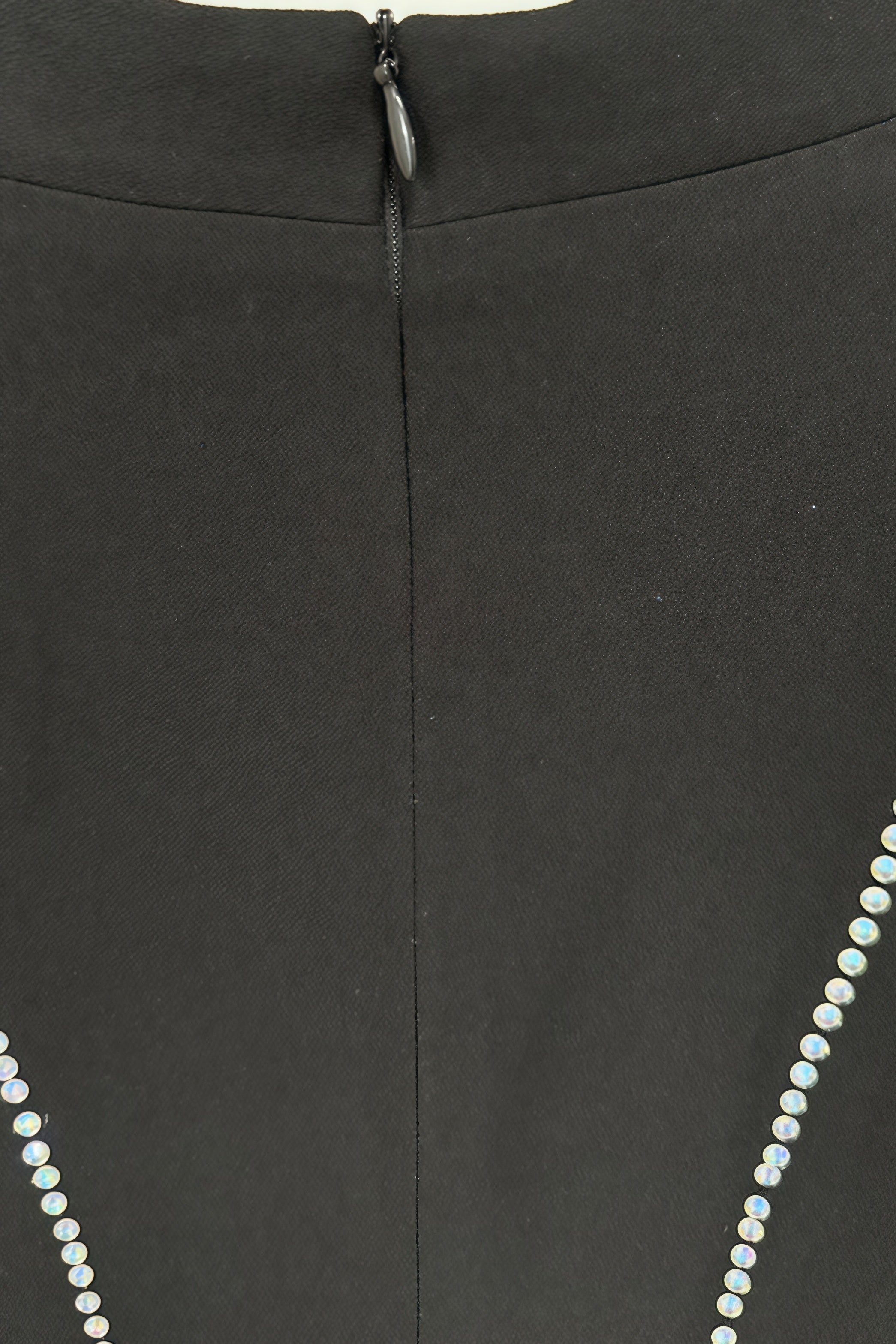 Luxrtp Black Rhinestone Maxi Dress