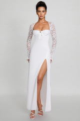 Heli Lace Split Maxi Dress