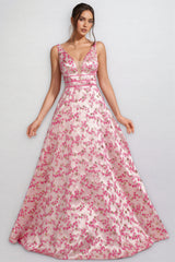 Felicia Printed Sleeveless Backless Maxi Dress