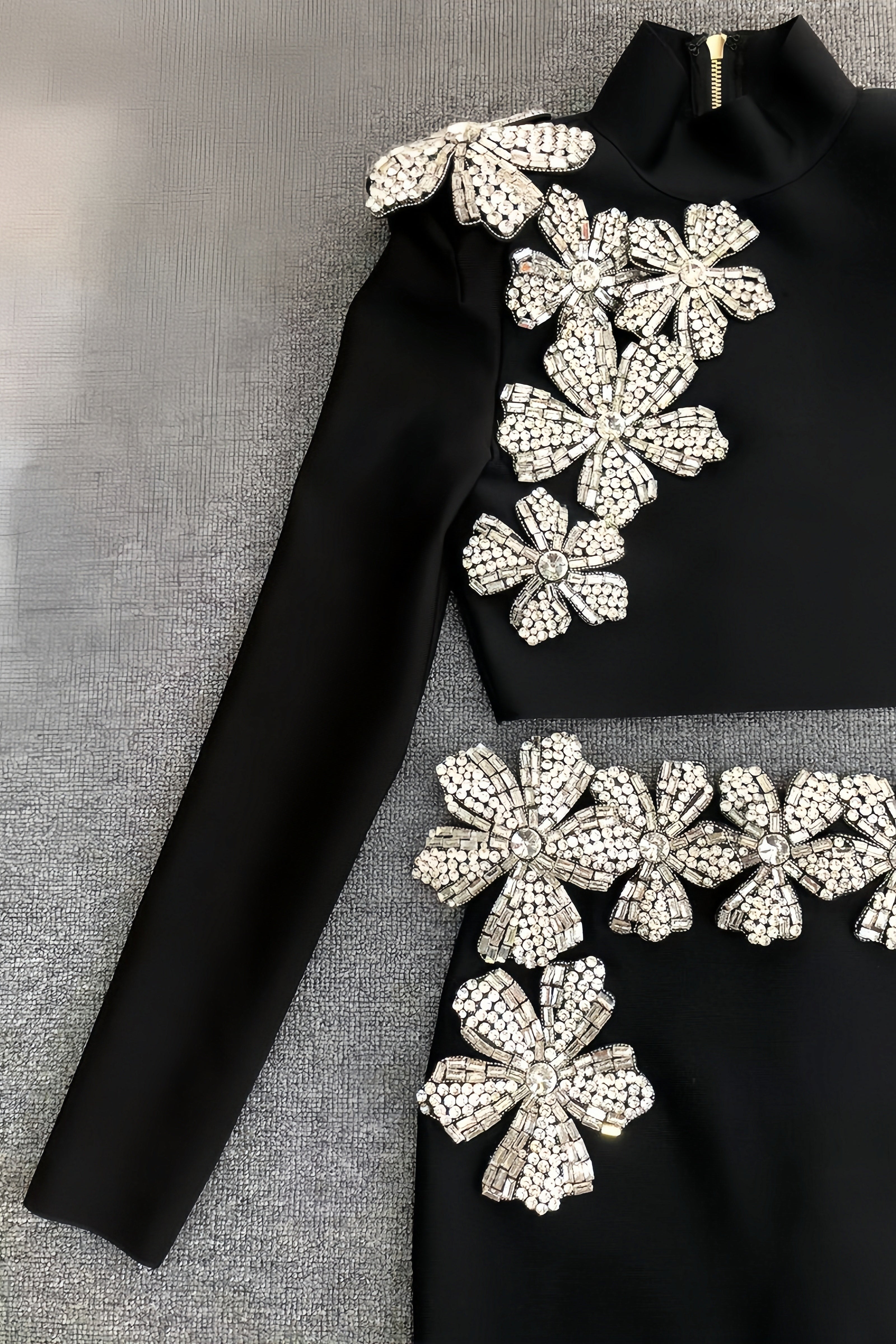 Calia High Neck Top Maxi Dress Two-Piece Set