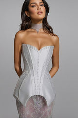Kendall Crystal Lace Maxi Dress