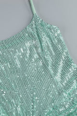 Jorah Halter Split Sequin Maxi Dress
