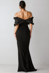 Tiana Solid Colour Wrap Hip Dress