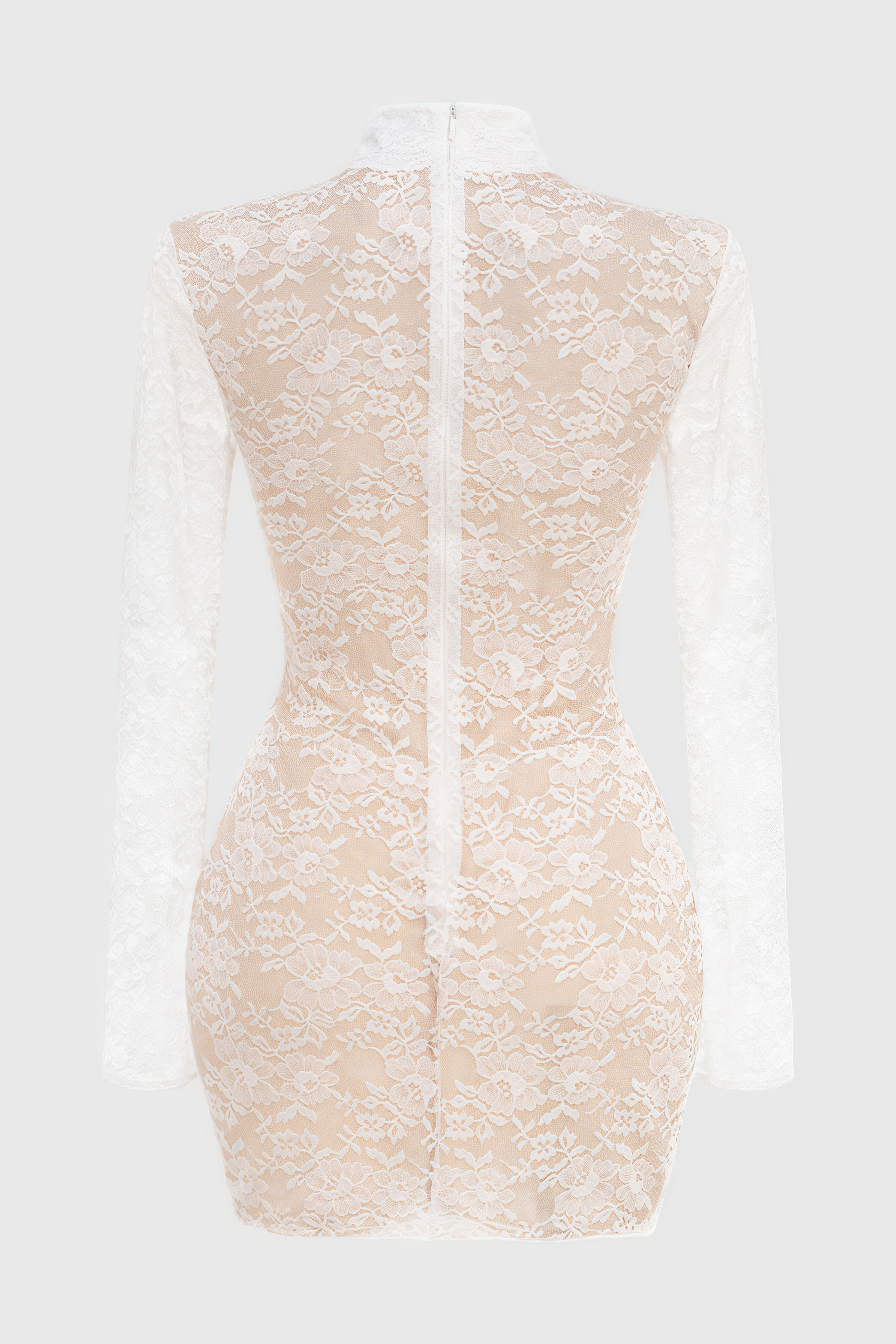Emilsf Lace Jacquard Mini Dress