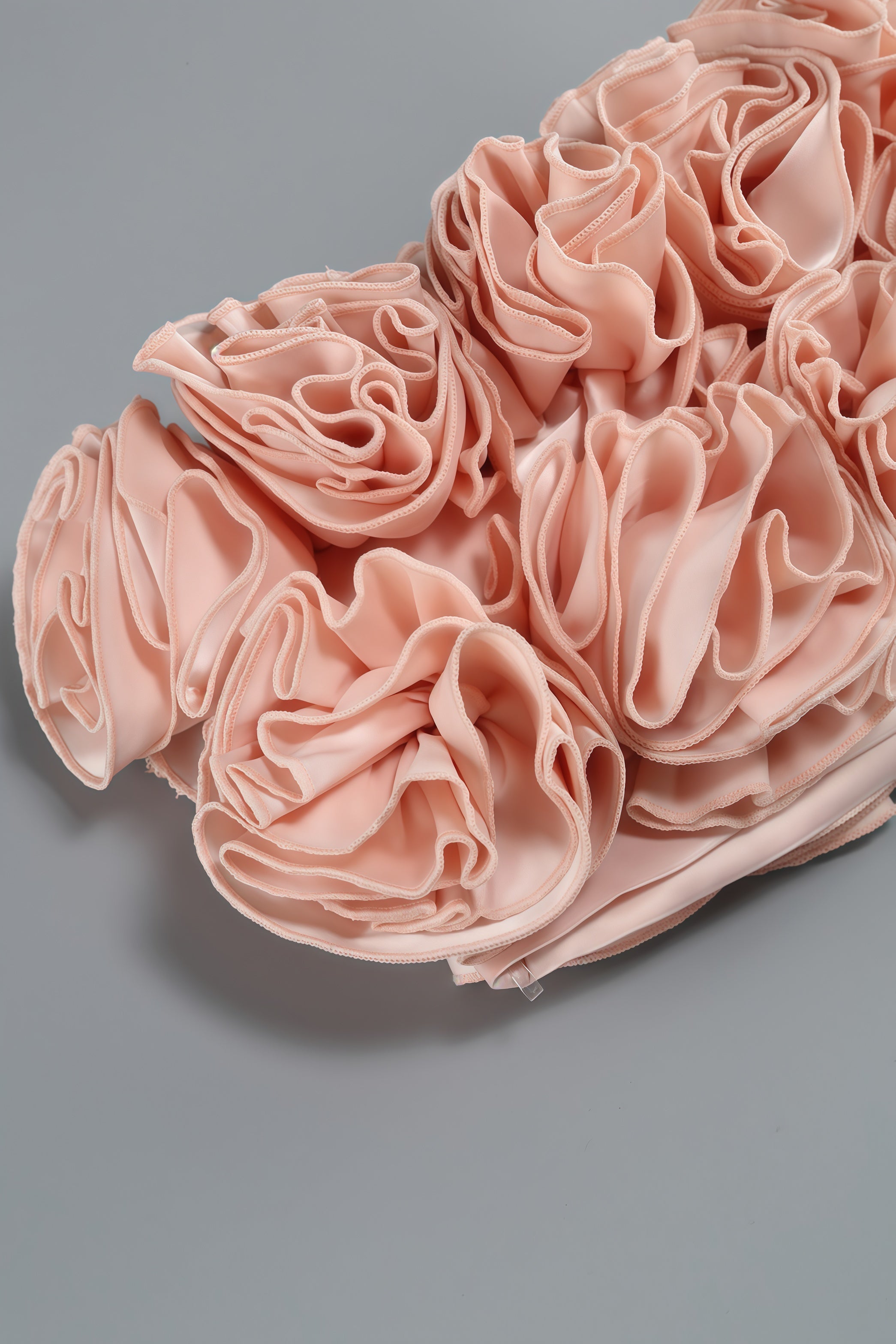 Islaye 3D Floral Puff Mini Dress Two Piece Set