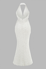 Dorirs Deep V 3D Floral Maxi Dress