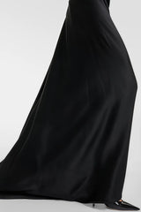 Soph Off-Shoulder Solid Maxi Dress