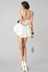 Perinf Rhinestone Sleeveless Mini Dress