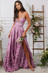 Jodie Printed Hanging Neck Maxi Dress