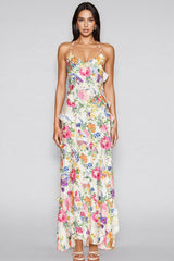 Janelle Floral Halter Maxi Dress