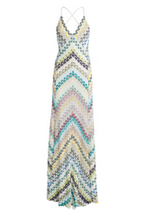 Kerla Multi Crocheted Stripe Maxi Dress