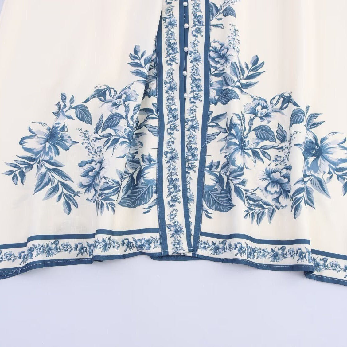 Ruby Patterned Print Long Sleeve Maxi Dress