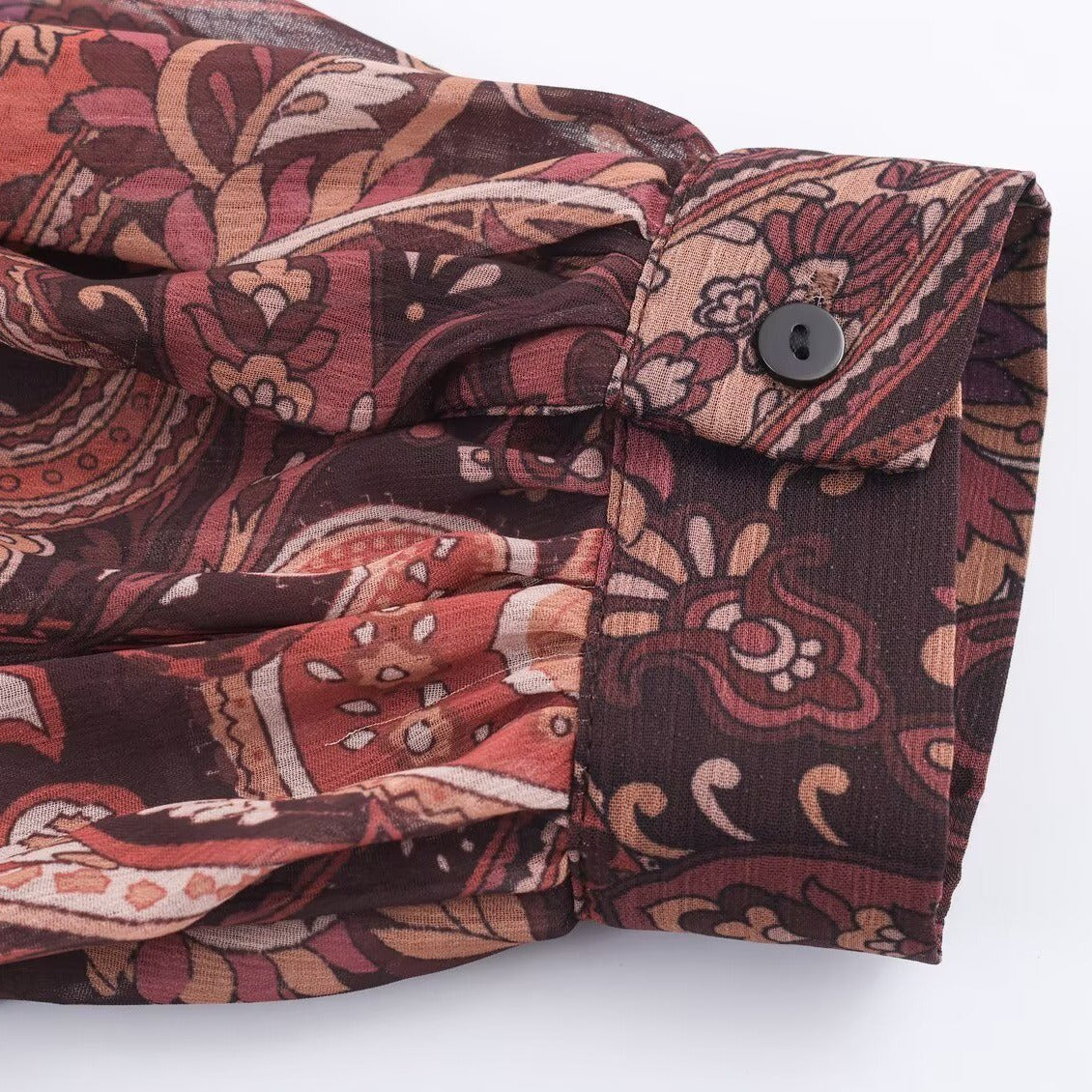 Elegant French-Style Ruffled Lantern Sleeves
