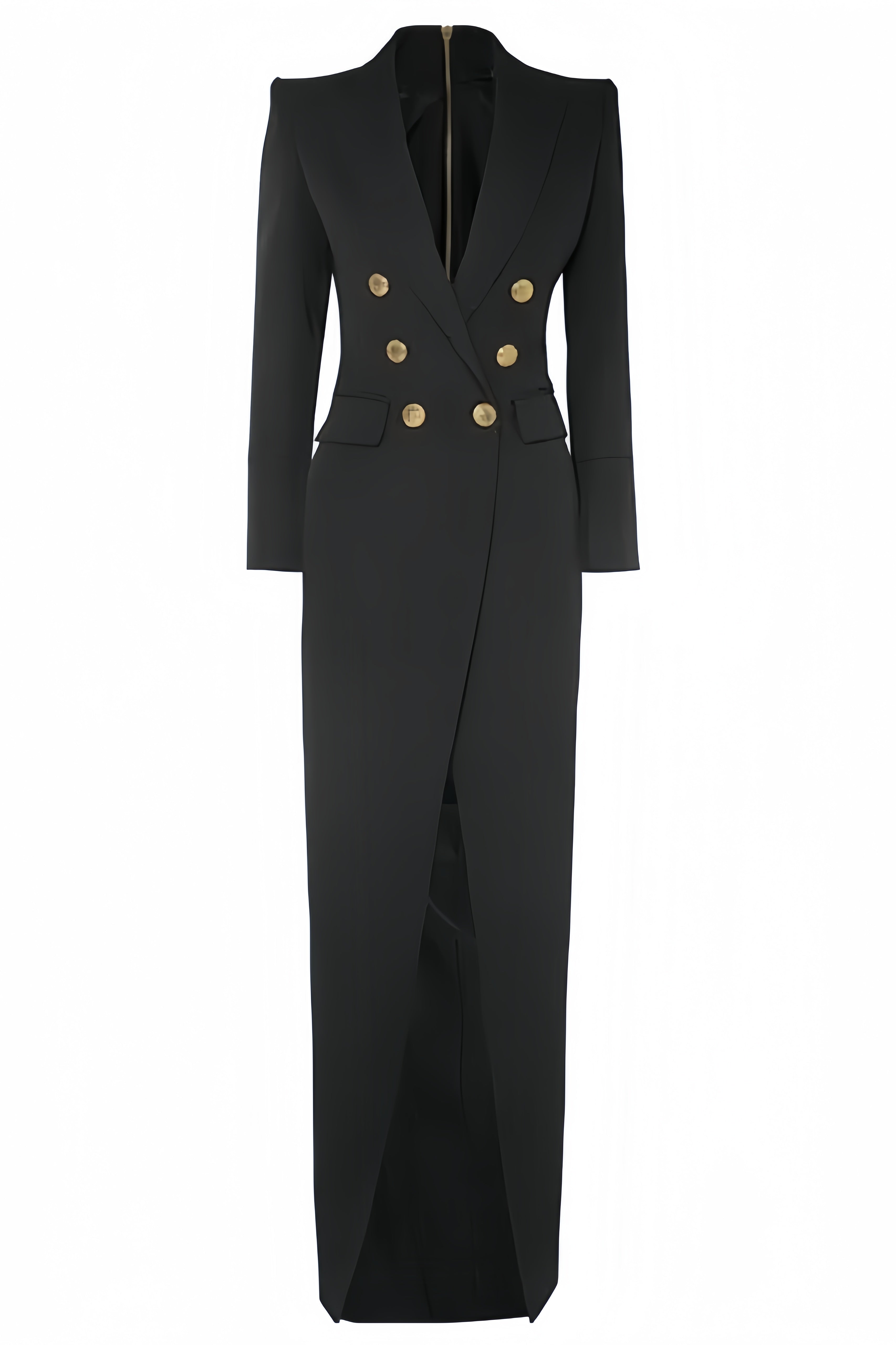 Ifuru Back Zip Suit Maxi Dress