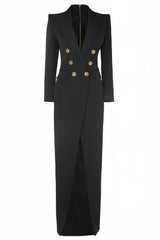 Ifuru Back Zip Suit Maxi Dress